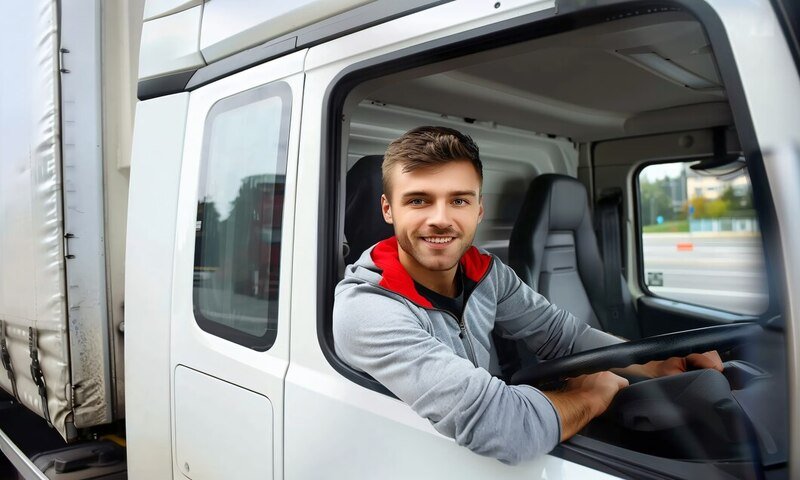Truck driver in Delacour